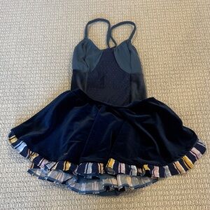 Kids Navy Blue Costume Dance Set